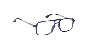 Image 2 of Blue Rectangle Eyeglasses for Men from Ace by Titan Available at Titan Eye+