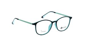 Image 2 of Green round Rimmed Eyeglasses for Men And Women from Titan Available at Titan Eye+