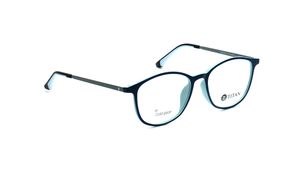 Image 2 of Blue Round Eyeglasses for Men and Women from Titan Available at Titan Eye+