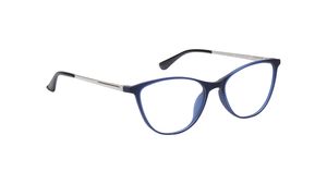 Image 2 of Blue Cateye Rimmed Eyeglasses for Women from Titan Available at Titan Eye+