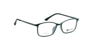 Image 2 of Grey Rectangle Rimmed Eyeglasses for Men And Women from Titan Available at Titan Eye+