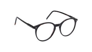 Image 2 of Brown Round Eyeglasses for Men from Titan Available at Titan Eye+