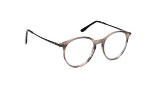 Image 2 of Brown Round Eyeglasses for Men from Titan Available at Titan Eye+