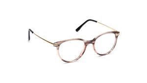 Image 2 of Brown Round Eyeglasses for Women from Titan Available at Titan Eye+