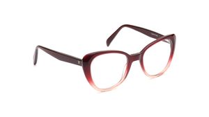 Image 2 of Red CatEye Rimmed Eyeglasses for Women from Titan Available at Titan Eye+