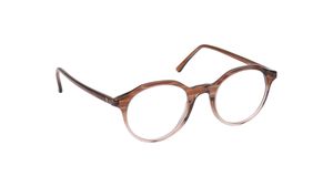 Image 2 of Brown Round Eyeglasses for Men and Women from Titan Available at Titan Eye+