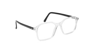 Image 2 of Transparent Geometric Rimmed Eyeglasses for Men from Titan Available at Titan Eye+