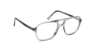 Image 2 of Grey Navigator Eyeglasses for Women from Titan Available at Titan Eye+