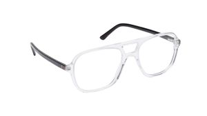 Image 2 of Transparent Aviator Eyeglasses for Men from Titan Available at Titan Eye+