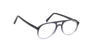 Image 2 of Grey Aviator Rimmed Eyeglasses for Men from Titan Available at Titan Eye+