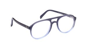 Image 2 of Blue Aviator Rimmed Eyeglasses for Men from Titan Available at Titan Eye+