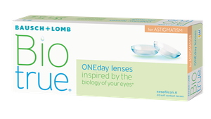 Image 2 of Daily Disposable BioTrue Toric Lenses By Bausch and Lomb - 30 lens per Box from Bausch and Lomb Available at Titan Eye+