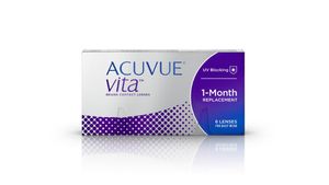 Image 2 of Monthly Disposable Acuvue Vita Johnson And Johnson Contact lenses Pack of 6 from Johnson And Johnson Available at Titan Eye+