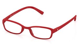 Image 2 of Red Rectangle Eyeglasses for Kids from Dash Available at Titan Eye+