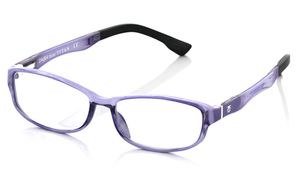 Image 2 of Purple Rectangle Eyeglasses for Kids from Dash Available at Titan Eye+