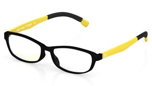 Image 2 of Black Rectangle Eyeglasses for Kids from Dash Available at Titan Eye+