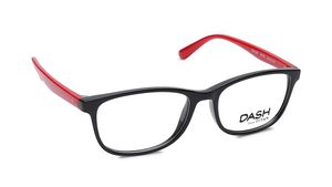 Image 2 of Black Wayfarer Rimmed Eyeglasses (DK1007MFP4|48) from Titan Available at Titan Eye+