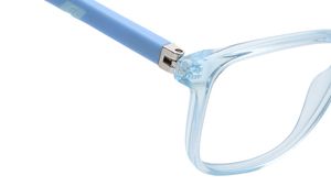 Image 2 of Blue Wayfarer Eyeglasses for Kids from Dash Available at Titan Eye+