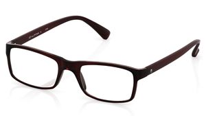 Image 2 of Brown Rectangle Rimmed Eyeglasses (E1391A1A1|50) from Titan Available at Titan Eye+