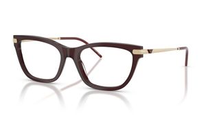 Image 2 of Maroon CatEye Eyeglasses for Women from Emporio Armani Available at Titan Eye+