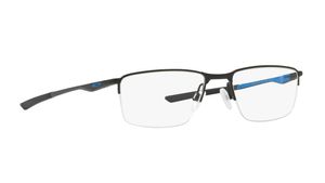 Image 2 of Black Rectangle Eyeglasses for Men from Oakley Available at Titan Eye+