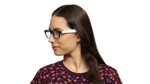 Image 2 of Black Square Rimmed Eyeglasses (FT1001D1A1|52) from Fastrack Available at Titan Eye+
