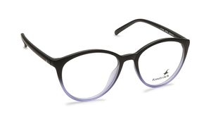 Image 2 of Black Purple Oval Rimmed Eyeglasses (FT1060WFP6|50) from Fastrack Available at Titan Eye+