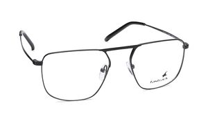 Image 2 of Black Aviator Rimmed Eyeglasses from Fastrack Available at Titan Eye+