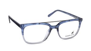 Image 2 of Blue Wayfarer Eyeglasses for Men and Women from Fastrack Available at Titan Eye+