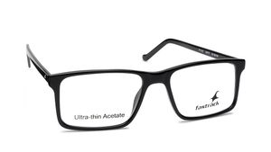 Image 2 of Black Wayfarer Eyeglasses for Men and Women from Fastrack Available at Titan Eye+