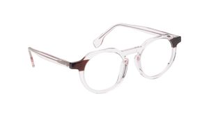 Image 2 of Orange Round Rimmed Eyeglasses For Men and Women from Fastrack Available at Titan Eye+