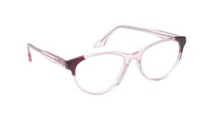 Image 2 of Pink CatEye Rimmed Eyeglasses For Women from Fastrack Available at Titan Eye+