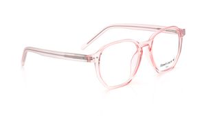 Image 2 of Pink Geometric Computer Glasses for Men and Women  from Tees By Fastrack Available at Titan Eye+