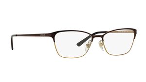 Image 2 of Bronze Square Rimmed Eyeglasses (FVO0468AA53|53) from Vogue Eyewear Available at Titan Eye+