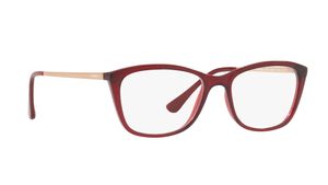 Image 2 of Red Rectangle Eyeglasses for Women from Vogue Eyewear Available at Titan Eye+