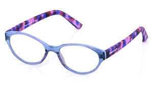 Image 2 of Blue Oval Rimmed Eyeglasses  (FZ1003WFP1|48) from Fastrack Available at Titan Eye+