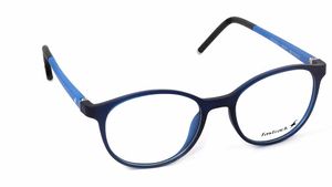 Image 2 of Blue Oval Eyeglasses for Men and Women from Fastrack Available at Titan Eye+