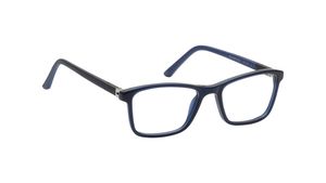 Image 2 of Blue Rectangle Eyeglasses for Kids from Dash Available at Titan Eye+