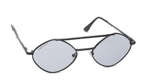 Image 2 of Black Oval Women Sunglasses (M207BK1F|53) from Fastrack Available at Titan Eye+
