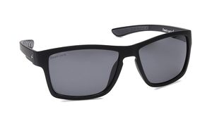 Image 2 of Black Square Polarized Sunglasses for Men from Fastrack Available at Titan Eye+