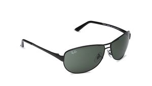 Image 2 of Black Rectangle Men Sunglasses (RB3342I00660|60) from Rayban Available at Titan Eye+