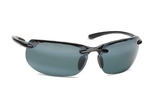 Image 2 of Grey Sporty Polarized Sunglasses for Men and Women from Maui Jim Available at Titan Eye+