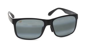 Image 2 of Grey Rectangle Polarized Sunglasses for Men and Women from Maui Jim Available at Titan Eye+