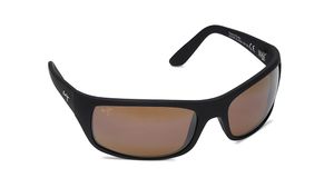 Image 2 of Bronze Wraparound Polarized Sunglasses for Men and Women from Maui Jim Available at Titan Eye+