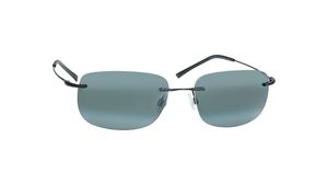 Image 2 of Green Rectangle Polarized Sunglasses for Men and Women from Maui Jim Available at Titan Eye+