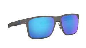 Image 2 of Blue Square Polarized Sunglasses for Men from Oakley Available at Titan Eye+