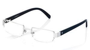 Image 2 of Silver Rectangle Eyeglasses for Men from Titan Available at Titan Eye+