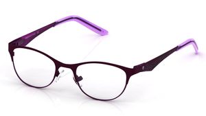 Image 2 of Purple Wayfarer Rimmed Eyeglasses (T2165A1A1|50) from Titan Available at Titan Eye+