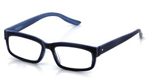 Image 2 of Blue Rectangle Rimmed Eyeglasses (T2209A1A1|54) from Titan Available at Titan Eye+