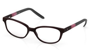 Image 2 of Maroon Rectangle Rimmed Eyeglasses from Titan Available at Titan Eye+